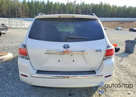 2012 Toyota Highlander Hybrid из США, поврежденный, VIN JTEBC3EH2C2007276